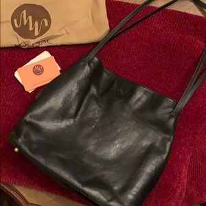 Monsac Black Shoulder Bag / Purse